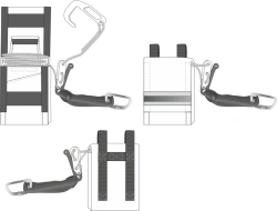Rope-release individual fire manual device, model 7204