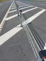 23DD cable road barriers (with C-profile post construction)