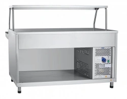 Refrigerated high-temperature display counter with neutral cabinet PVV(H)-70KM-01-NSh (kashir.)