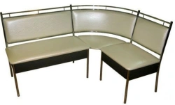 Corner banquette on a metal frame (Ban U MK 6.3)