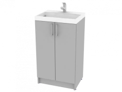 Bin with sink 510x400x912mm (WxHxH)