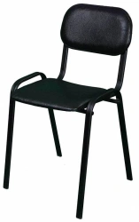 Chair on metal frame