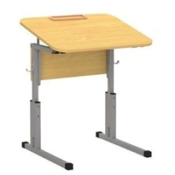 Single-seat adjustable pupil's table, article number SU-ORN2-4