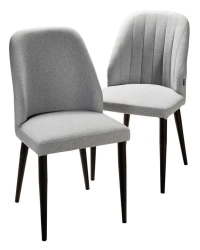 Upholstered chair on metal frame Standard