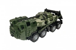 Military tractor "Shield" with tank (camouflage)