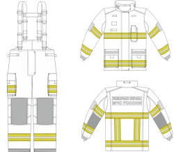 ARMOR VI" fireman's combat clothing