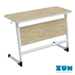 Pupil's table "Logic" adjustable, two-seater, 5-7 g.r., ZUM - SU.2.57.L