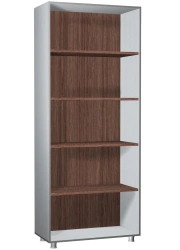 Wooden office shelving unit Favaris article 39296