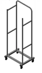 Storage rack for step hemispheres