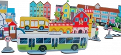 Wooden construction set TOWN