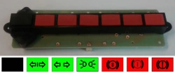 Block of control lamps 2302.3803-10