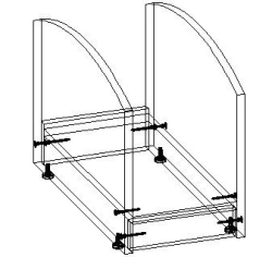 Shelf, stand TV-APPDS-2.18.01