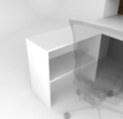 Side table SP, labelled "MS FURNITURE"