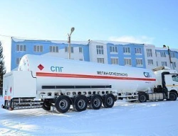 Semi-trailer-slurry tanker PPTST-SPG4, type PPTST4, modification 969935-0000010 ( without pump). Axial unit AGOS-4-GT7-00.00.000