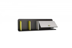 Modern type 1 LD.520110.000 Shelf body (White/Black )