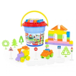 Builder Constructor (68 elements) (in a Maxi bucket with lid), Article No. 37190