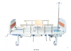Functional medical bed with toilet unit MET, version MET TM-500