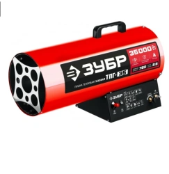 Gas fan heater of "ZUBR" trade mark, model TPG-35