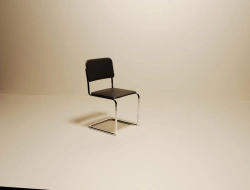 Shipboard metal furniture. Semi-soft chair RBPG