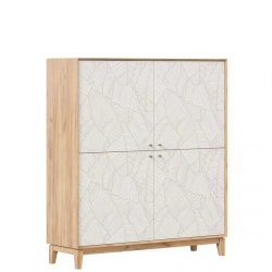 Roiben LD.640050.000 Cupboard (Golden Oak/White)