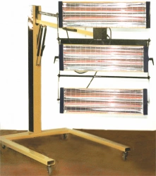 Mobile infrared partial drying racks PIXAN