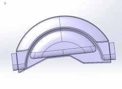 5299-403-5102054 Left-hand rear arch trim