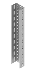 U-profile BSUP 8K-00, with overall dimensions from 85x50x200 mm to 85x50x6000, with metal thickness of 4,0 mm, hot-dip galvanise