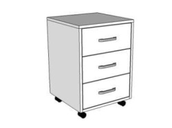 Mobile cabinet, Art. No. T05