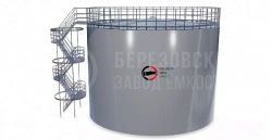 Vertical steel tank with volume of 600 m3 type RVS 600