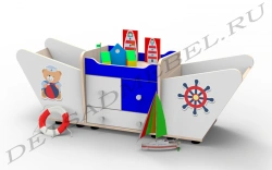 3.11 Rack for toys "Boat"