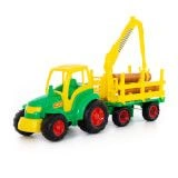 "Champion", tractor + forestry trailer (netted), Item No. 8229.