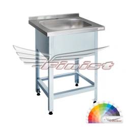 Solid drawn sink table VMBz