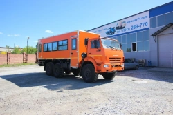 Special shift bus on chassis KAMAZ 43118-50 of ASV type 7721T2-10 make.