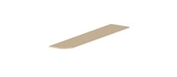 Worktop 3000*600*38 LD.290030.000 left radius (Sonome Eich light )