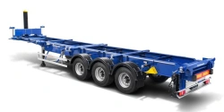 Semi-trailer-Container truck FOX TANK pc 877712 set 2.02 for transporting containers-Tonar 9042 axles-Tires 385/65R22,5 BRIDGEST