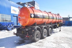 Semi-trailer-tanker, make UZST, type 9177, modifications: 9177-0000106 (frame, with lifting axle, with ABS, with EBS)
