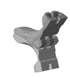 Interosseous implant, height from 6 to 18 mm, article no. 821.0XX