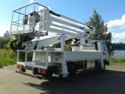 Lever-telescopic hydraulic lift AGP-28RT HYUNDAI-78 27.1M 230/120KG 11.2/13.6M