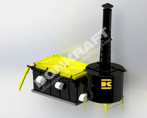High-Technology Incinerator for Waste Disposal IU-1500