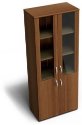 Tall wide cupboard. Perspective