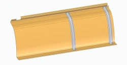 Section B left front ceiling panel 621365-5702219-10