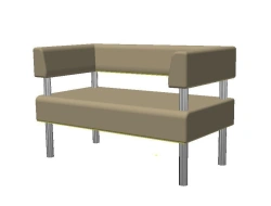 Sofa 2-seater administrative TV-ADDH-2.40.01