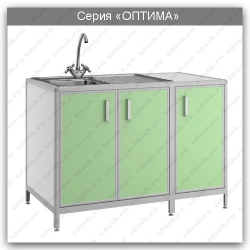 Laboratory table with sink Optima series: SLM.02.02