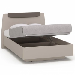 "SOHO" AR8-01.DS, Bed 1,5sp. with n/m (1200mm) Cayenne 6, d/mat.20-45 from a set of modular furniture "SOHO".
