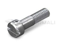 Screws with cylindrical head and a hole for locking in the head OST 1 31523-80