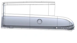 Roof panel right A9606578609