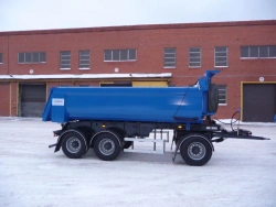 Dump trailer of Tonar 85792 model with axles of TONAR models: 90422, 90424, 90431.
