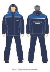 Special men's and women's clothing for Transneft employees for protection against general industrial pollution and mechanical ef