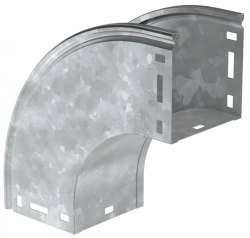 CPV41-0-90-080-080-080-HDZ Swivel smooth. 90° type B20 ESCA 80x80mm HDZ IEK