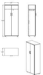 Wardrobe (series 421.80.183)